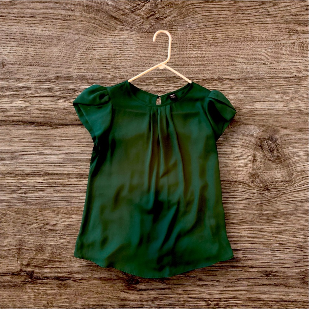 Elegant Green Blouse